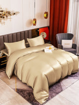 [Beige] SilkSilky-SE 19Momme Rent Silke Bedding Set 001