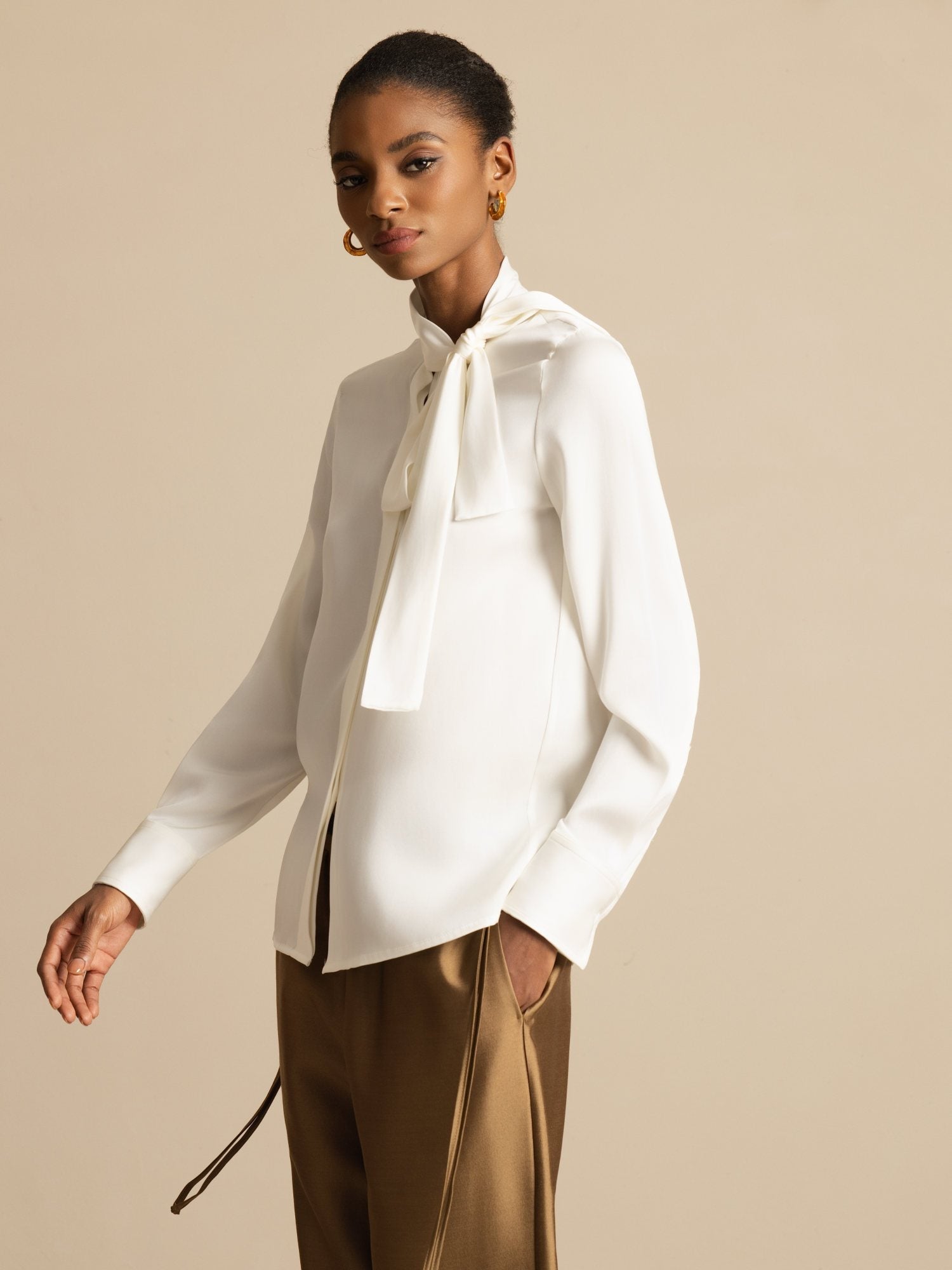 [Vit] SilkSilky-SE 19Momme Blouse 006