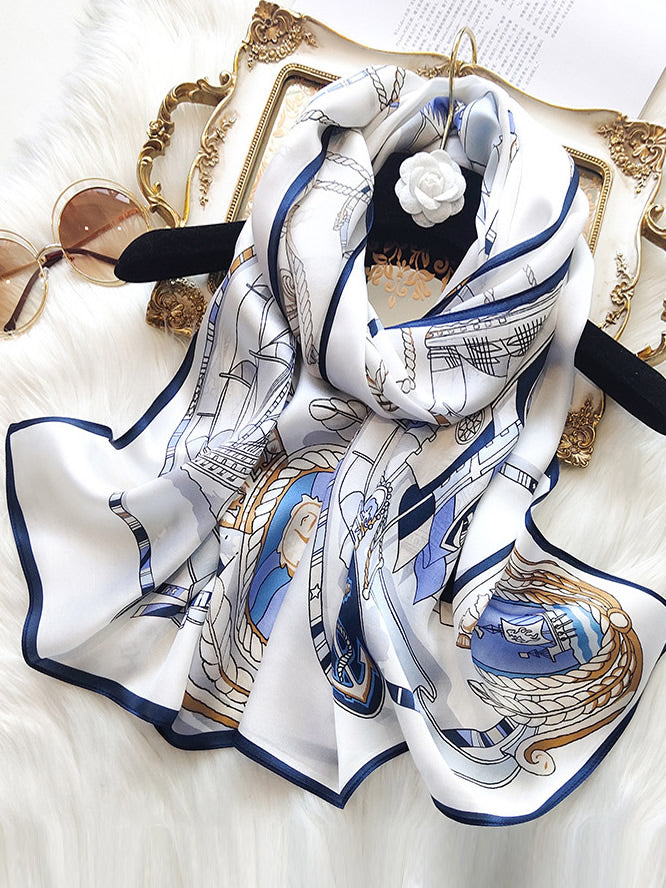 [P023] SilkSilky-SE Rent Silke Scarf 001,
