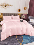 SilkSilky SE 19Momme Rent Silke Bedding Set Rosa 004