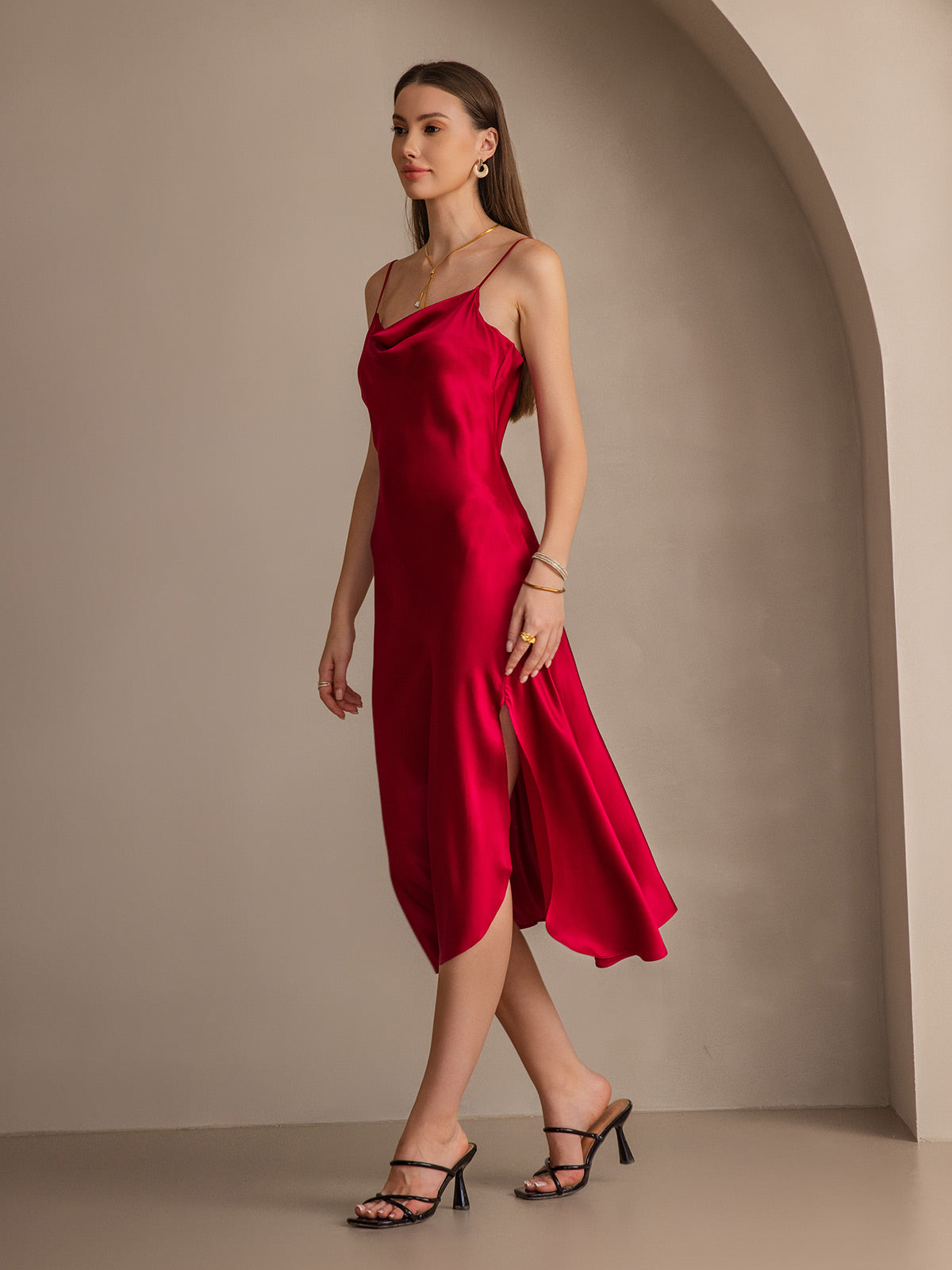 [Vin] SilkSilky-SE 19Momme Rent Silke Dress 008