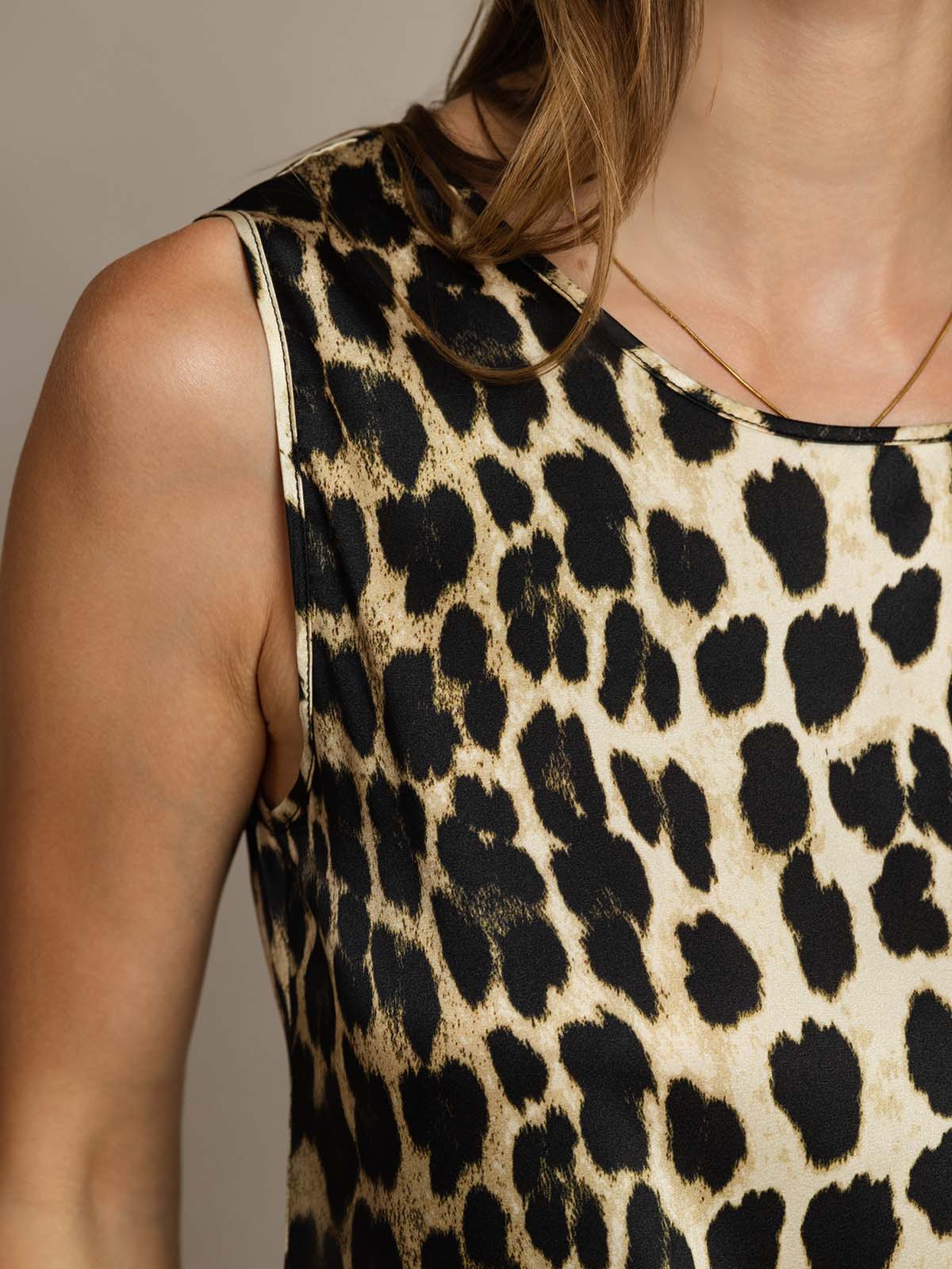 [Leopard] SilkSilky-SE 19Momme Silke Camisoles 005
