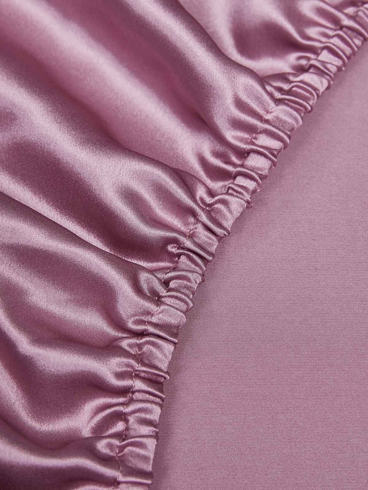 [Blek Mauve] SilkSilky-SE 22Momme Rent Silke Sheet 004,