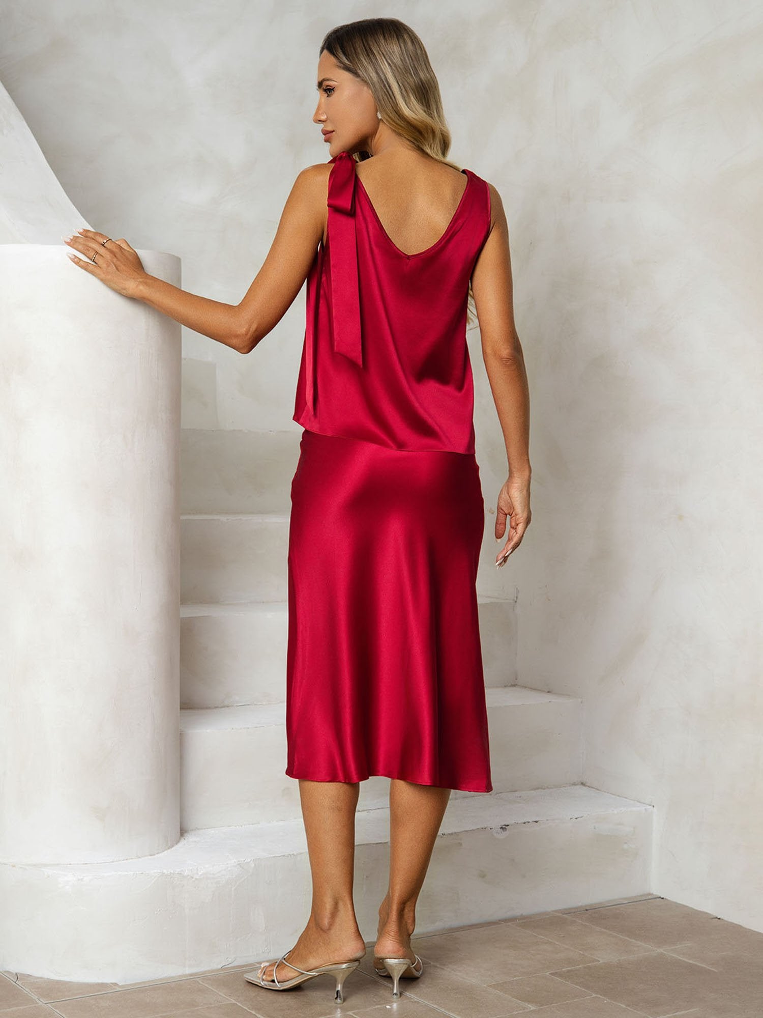 [Vin] SilkSilky-SE 19Momme Silke Womens Outfit Sets 002
