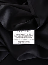[Svart] SilkSilky-SE 19Momme Bäddset 008