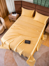 [Champagne] SilkSilky-SE 25Momme Bäddset 005