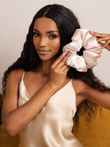 [Rosa] SilkSilky-SE Scrunchie 003