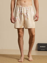 [Champagne] SilkSilky-SE 19Momme Mens Sleep Bottoms 001