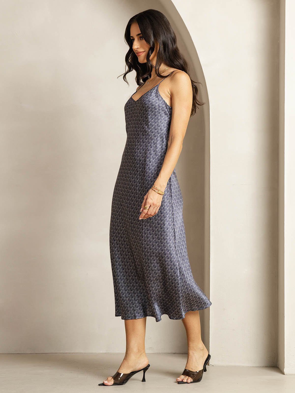 [Marin Ginkgo] SilkSilky-SE 19Momme Silke Dress 003