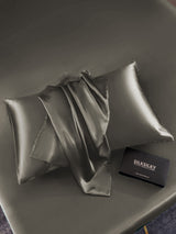 [Mörkgrå] SilkSilky-SE 19Momme Rent Silke Pillowcase 005