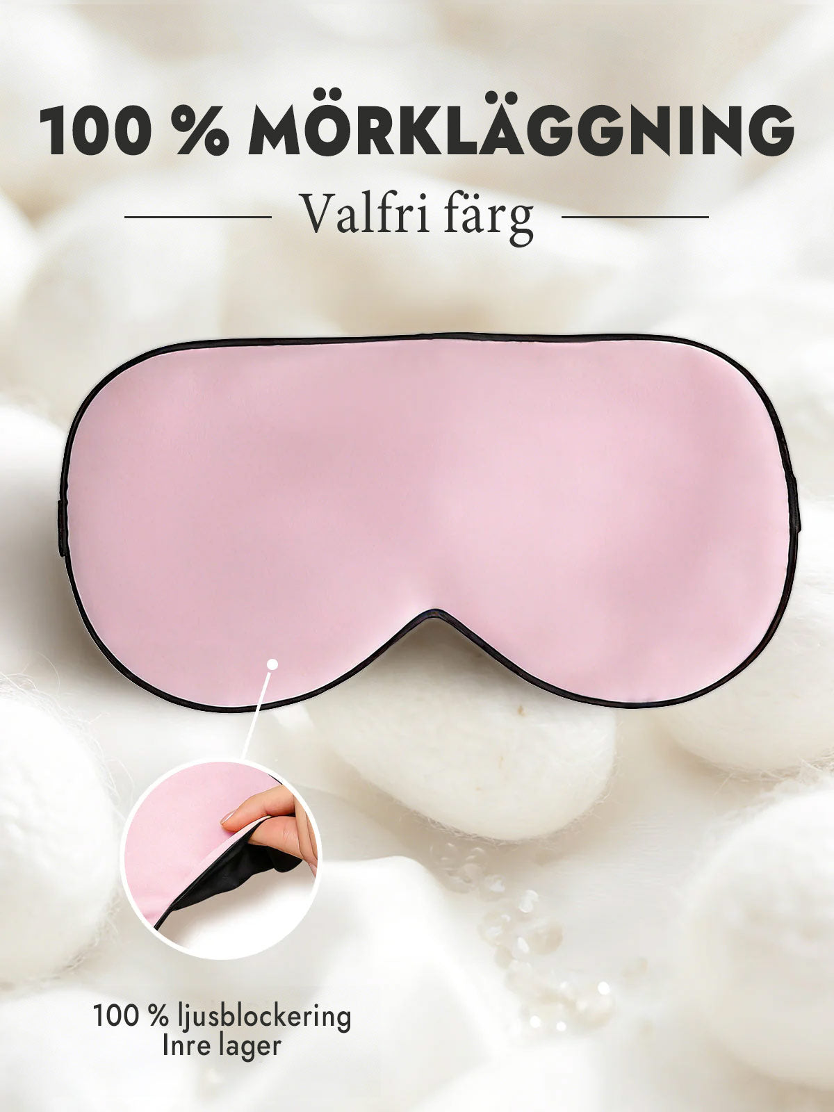 [Ljusrosa] SilkSilky-SE Ögonmask 001