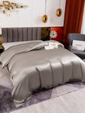 SilkSilky SE 19Momme Rent Silke Duvet Cover Grå 001