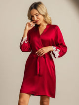 [Vin] SilkSilky-SE 3/4 Sleeve Dam Morgonrock 003