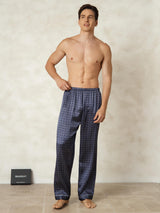 [Marin Ginkgo] SilkSilky-SE Men's Sleep Shorts 004