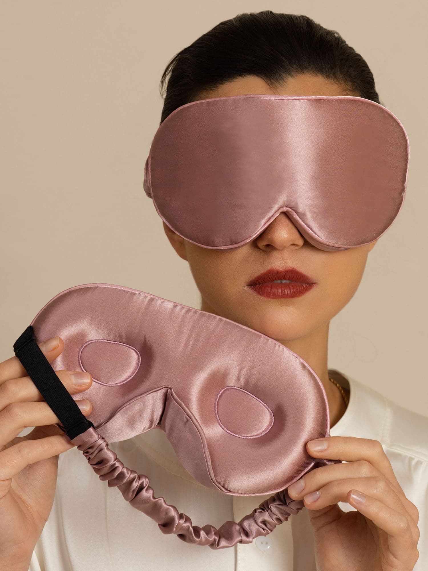 [Blek Mauve] SilkSilky-SE Ögonmask 002