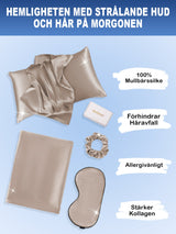[Kaki] SilkSilky-SE 19Momme Rent Silke Pillowcase Set 002