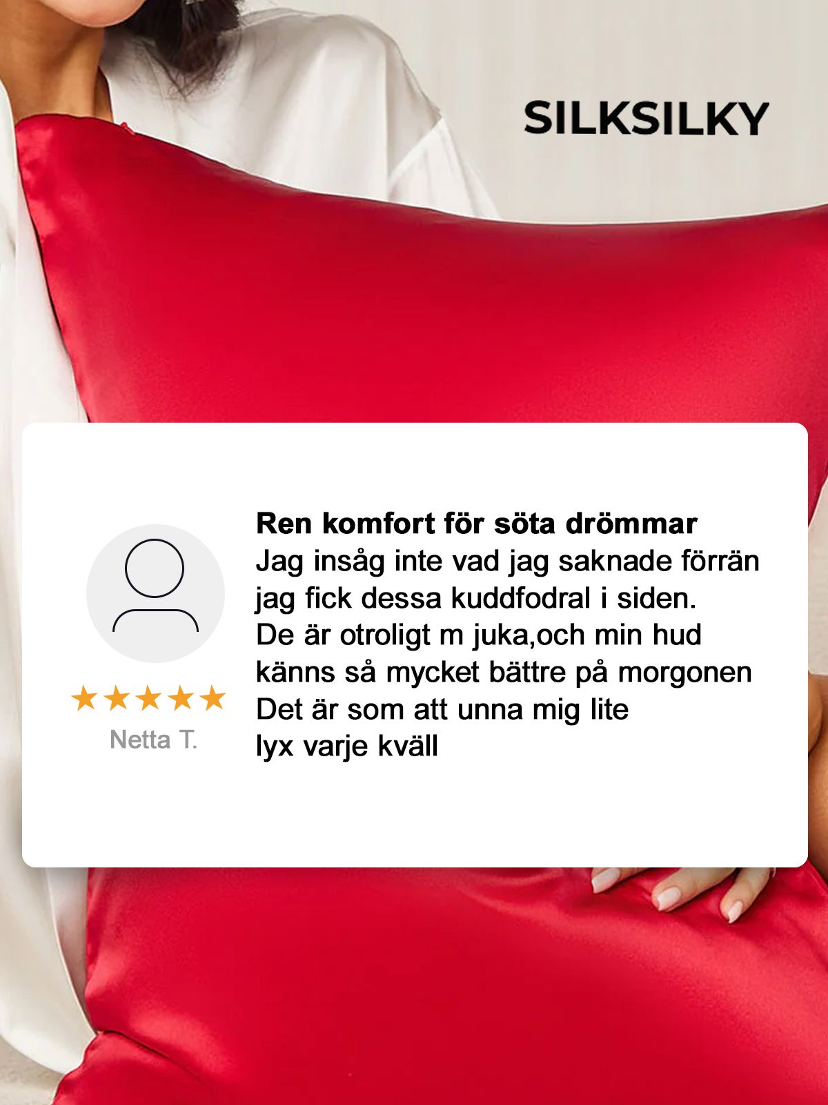[Kungsblått] SilkSilky-SE 22Momme Rent Silke Pillowcase 003