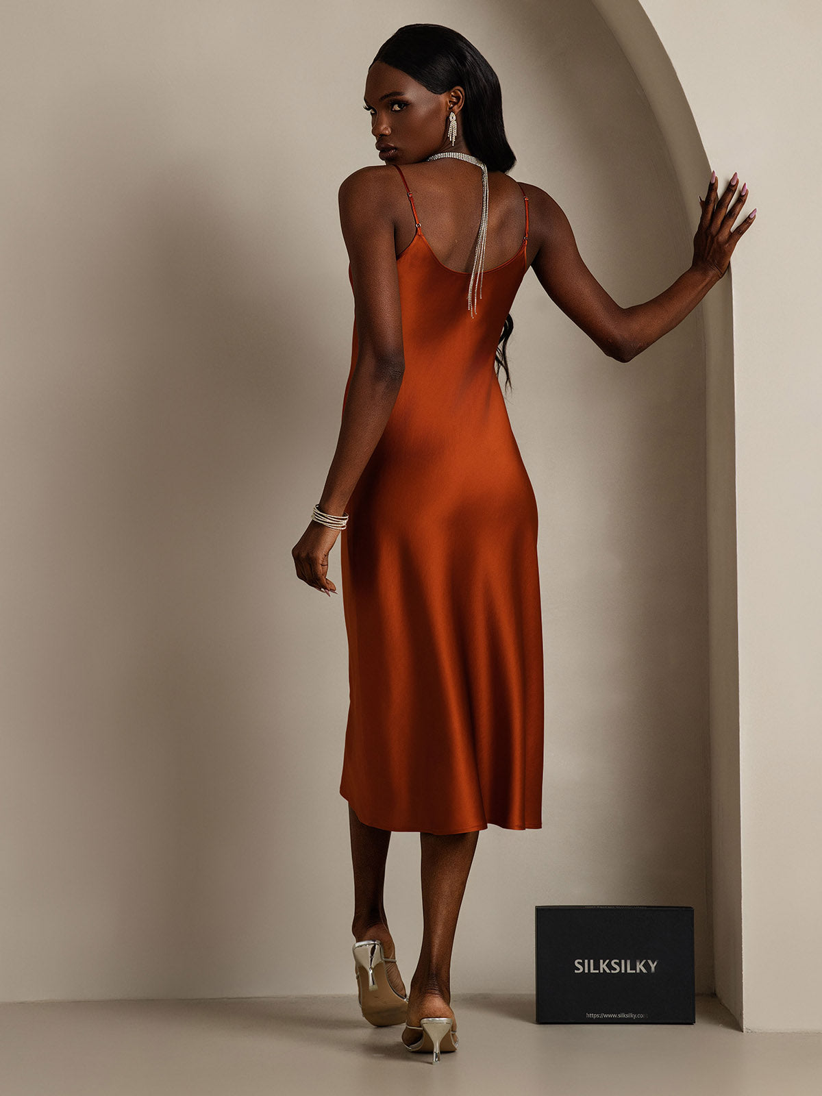 [Kola] SilkSilky-SE Rent Silke Dress 002