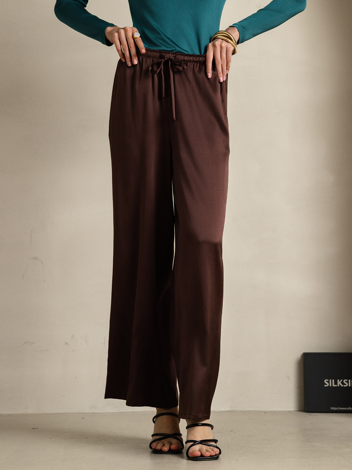 [Kaffe] SilkSilky-SE Rent Silke Womens Pants 004