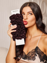 [Brun] SilkSilky-SE Scrunchie 001