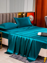 [Kungsblått] SilkSilky-SE 22Momme Rent Silke Bedding Set 003,