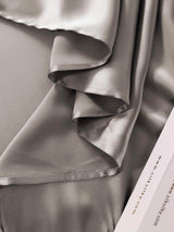 [Grå] SilkSilky-SE 22Momme Rent Silke Bedding Set 006,