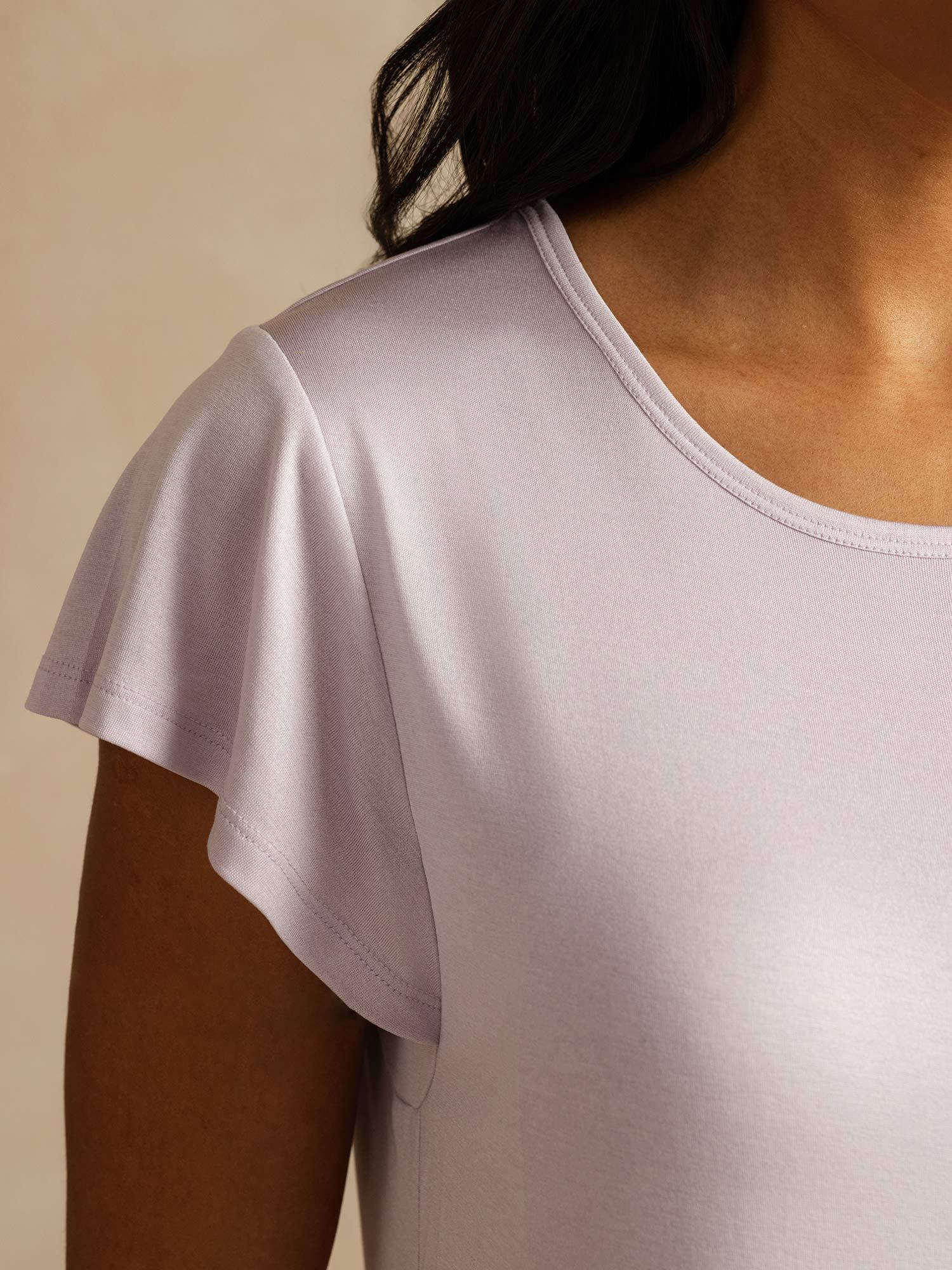 [Lavendel] SilkSilky-SE Rent Silke Nightgown 004