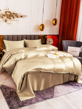 [Beige] SilkSilky-SE 19Momme Bäddset 003