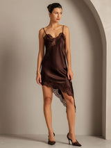 [Brun] SilkSilky-SE Rent Silke Dress 006