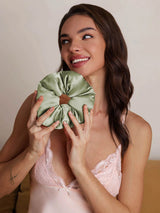 [Ljusgrön] SilkSilky-SE Scrunchie 003