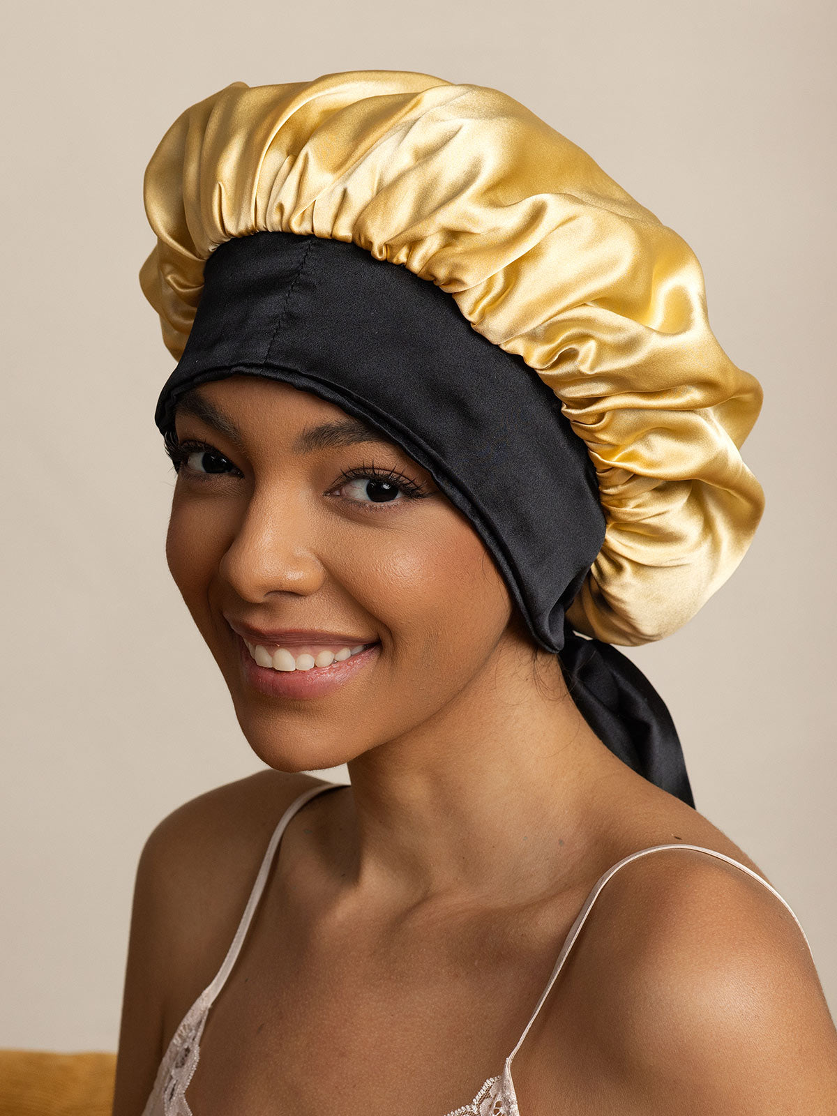 SilkSilky-SE Rent Silke Sleep Cap Champagne 001