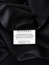 [Svart] SilkSilky-SE 22Momme Rent Silke Bedding Set 008,