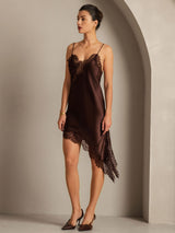 [Brun] SilkSilky-SE Rent Silke Dress 008