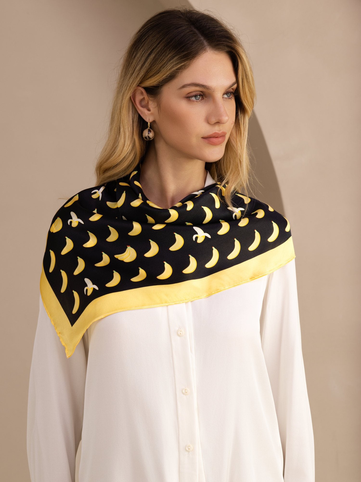[Svart Banan] SilkSilky-SE Scarf 002