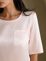[Rosa] SilkSilky-SE Half Sleeve Dam T-Shirt 004