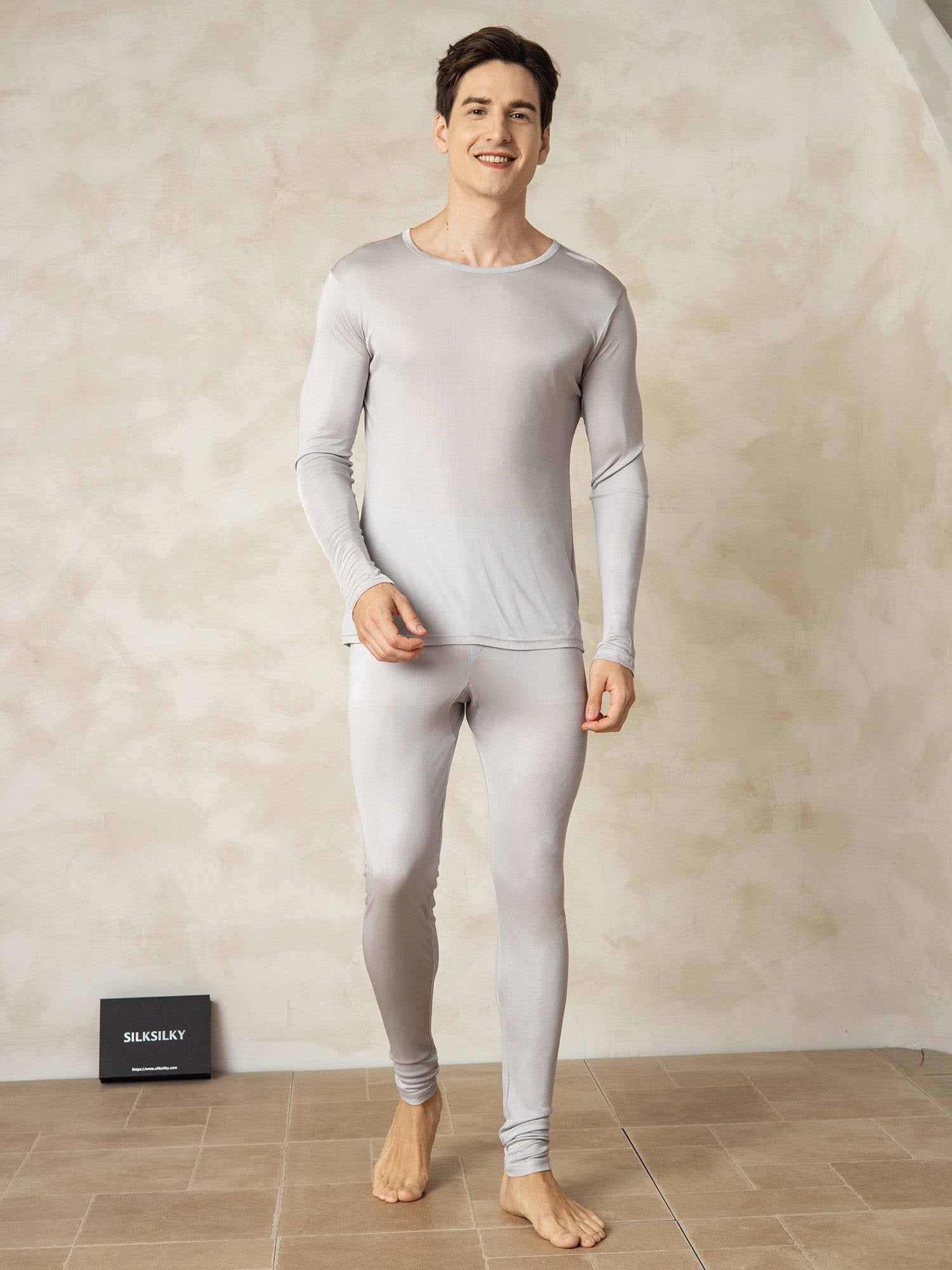 [Silver] SilkSilky-SE Silke Mens Pajamas 004