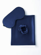 [Mörkblå] SilkSilky-SE 19Momme Rent Silke Pillowcase Set 005