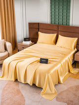 [Champagne] SilkSilky-SE 25Momme Bäddset 002