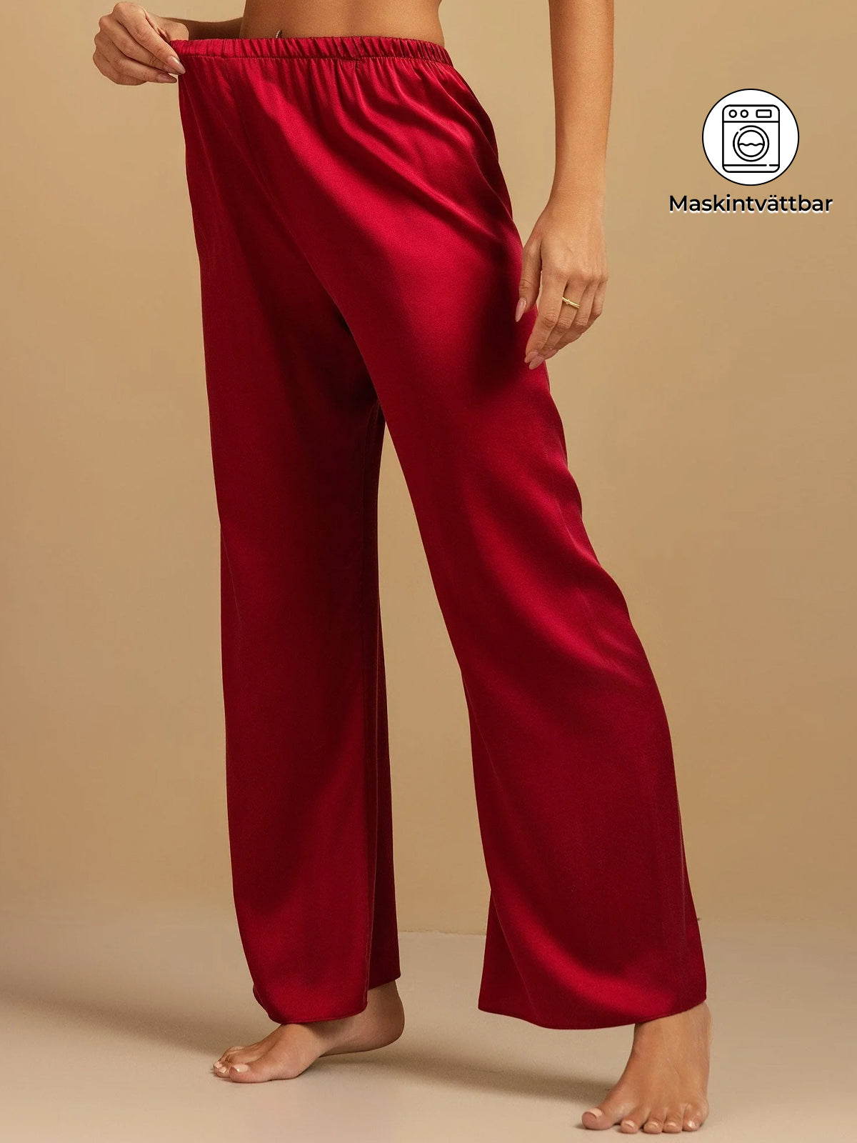 [Vin] SilkSilky-SE 19Momme Silke Womens Sleep Bottoms 001