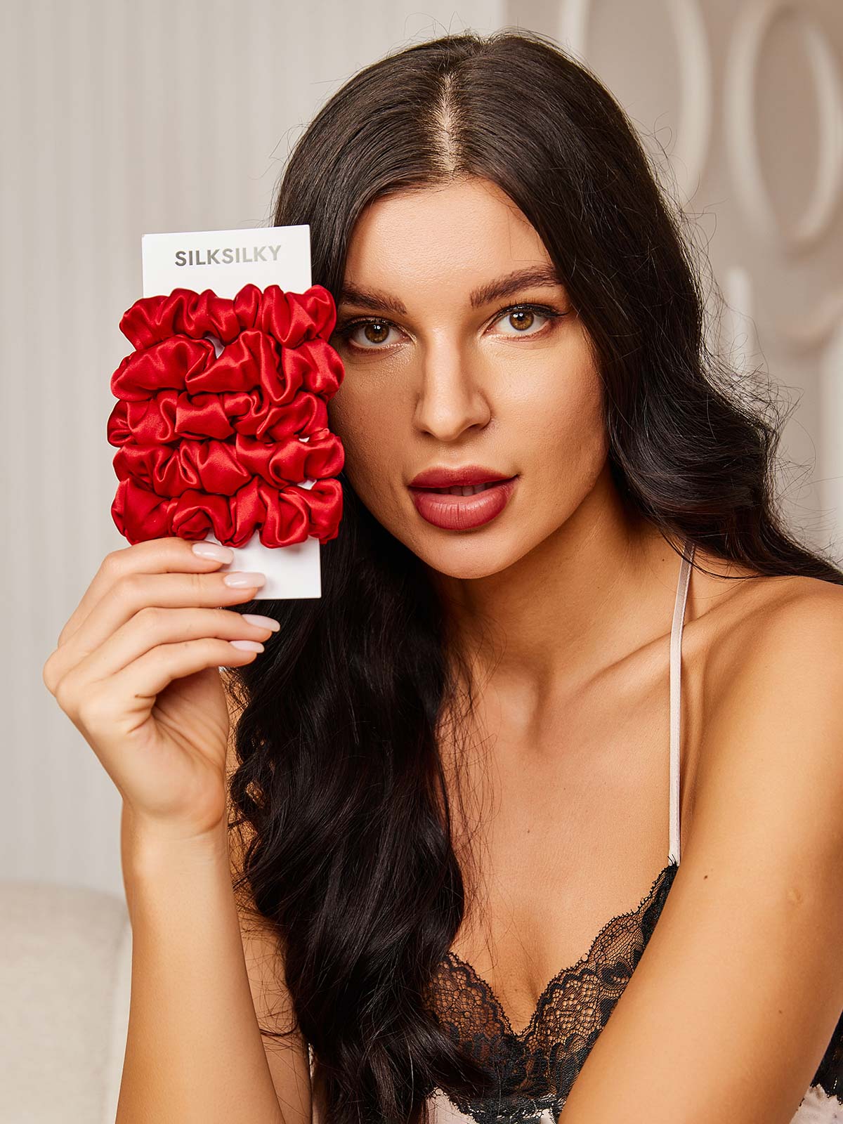 [Vin] SilkSilky-SE 19Momme Rent Silke Scrunchie 001