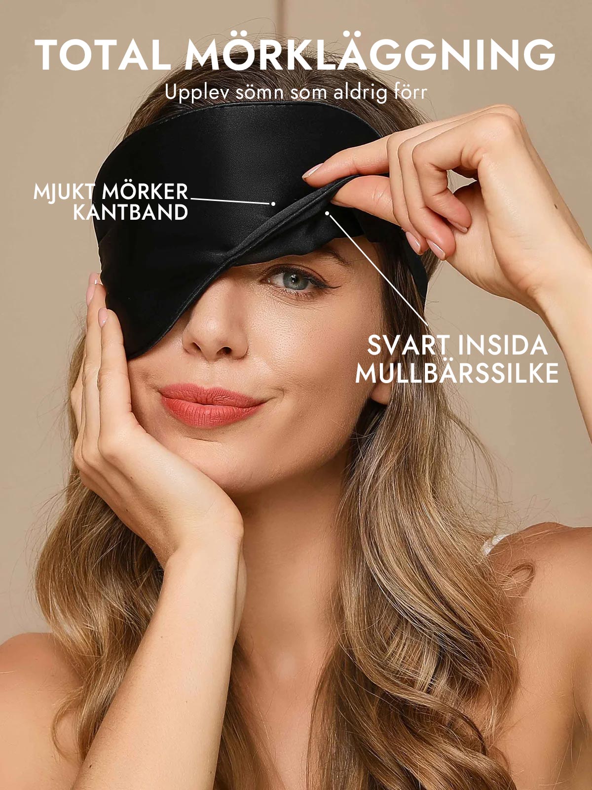 [Svart] SilkSilky-SE Ögonmask 002