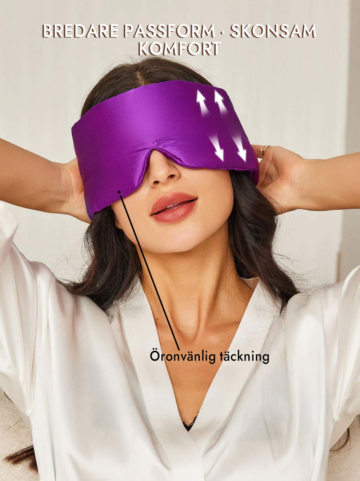 [Lila] SilkSilky-SE 19Momme Pure Silk Eye Mask 005
