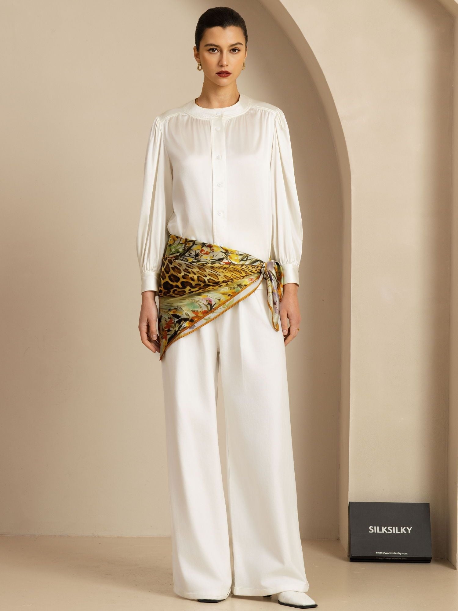 [P114] SilkSilky-SE Scarf 005