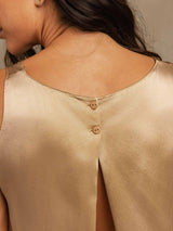 [Champagne] SilkSilky-SE Sleeveless Dam Pyjama 005