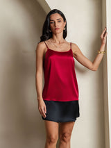 [Vin] SilkSilky-SE Spaghetti Strap Cami Toppar 005