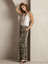[Leopard] SilkSilky-SE 19Momme Silke Womens Pants 003,