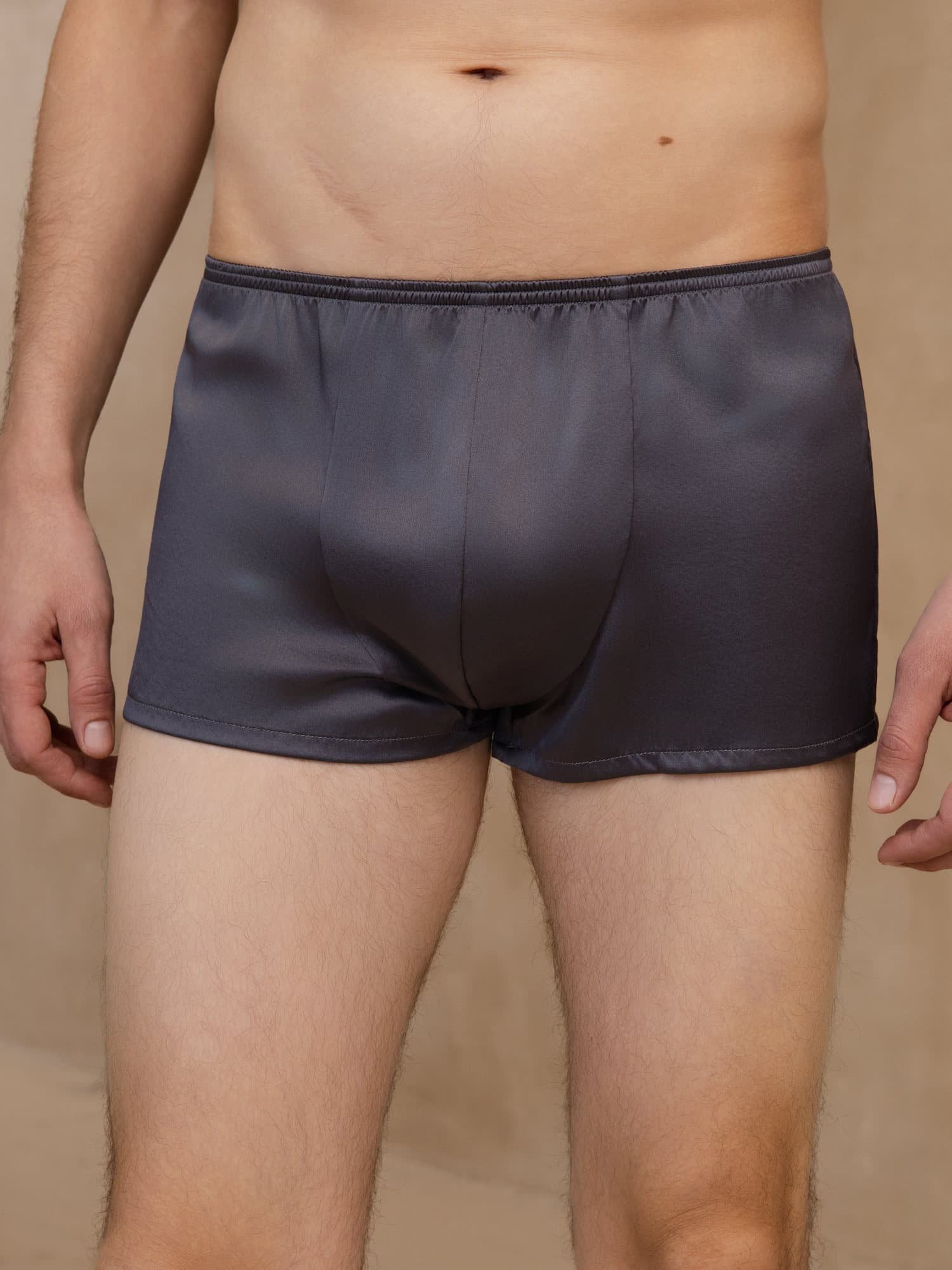 [Mörkgrå] SilkSilky-SE Mens Underwear 001