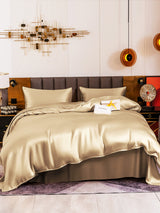 [Beige] SilkSilky-SE 19Momme Bäddset 002