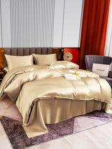 [Beige] SilkSilky-SE 22Momme Bäddset 005