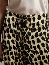 [Leopard] SilkSilky-SE 19Momme Silke Womens Pants 007,
